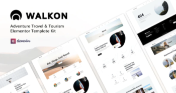WalkOn - Adventure Travel & Tourism Elementor Template Kit