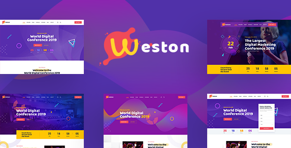 Weston - Conference & Event HubSpot Theme