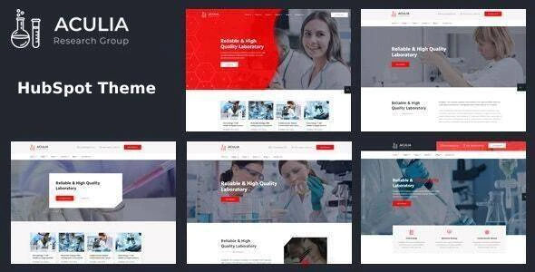 Aculia - Laboratory & Research HubSpot Theme