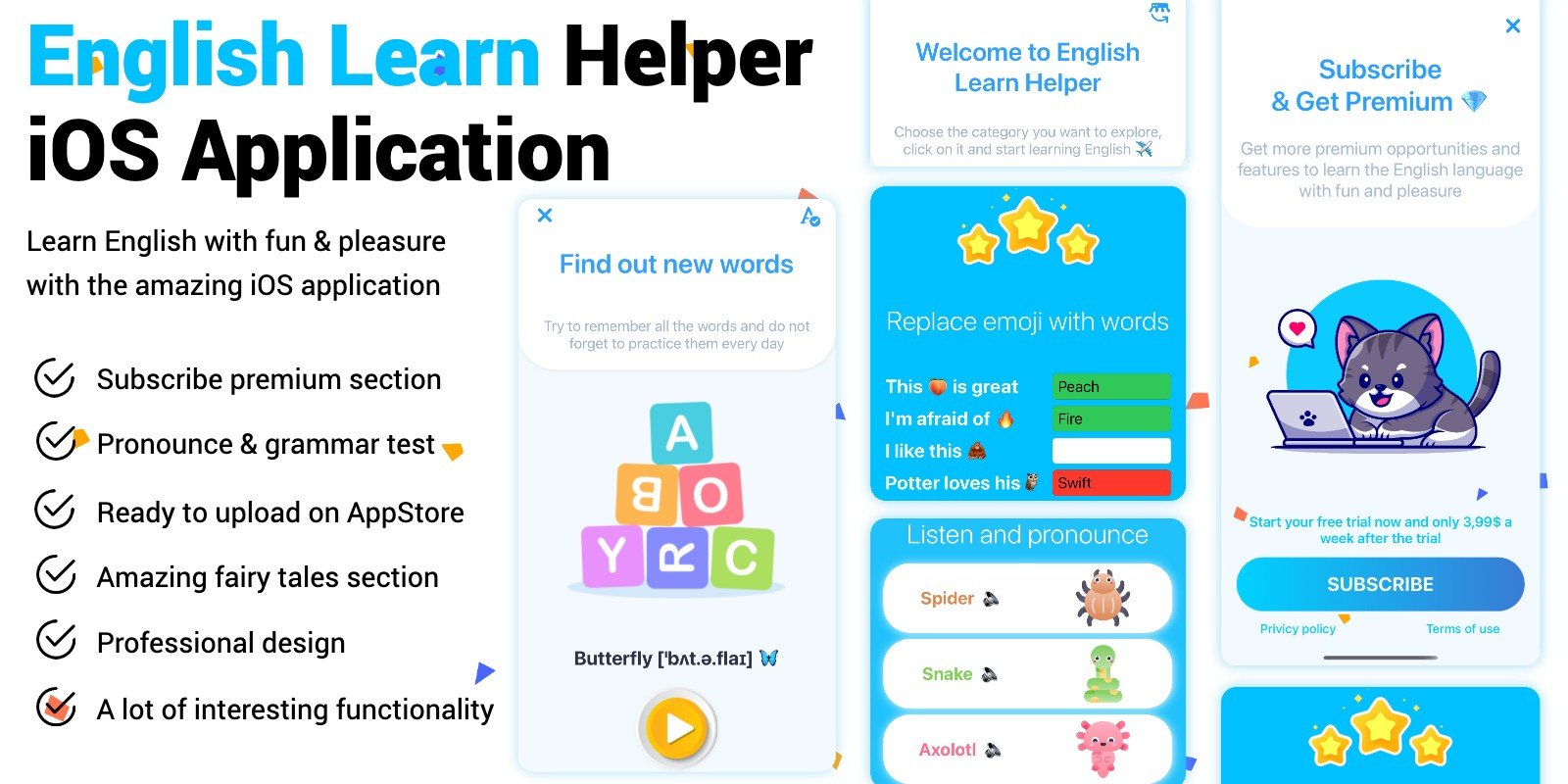 English Learn Helper iOS Application