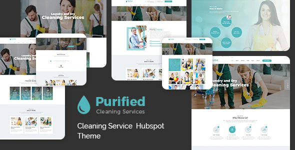 Purified - Cleaning Service HubSpot Theme