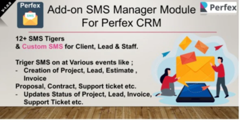 Add-on SMS Manager Module for Perfex CRM