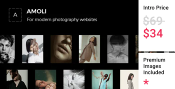 Amoli - Fashion Photography Theme