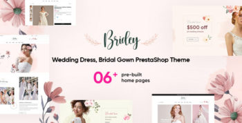 Bridey - Bridal Store WooCommerce WordPress Theme