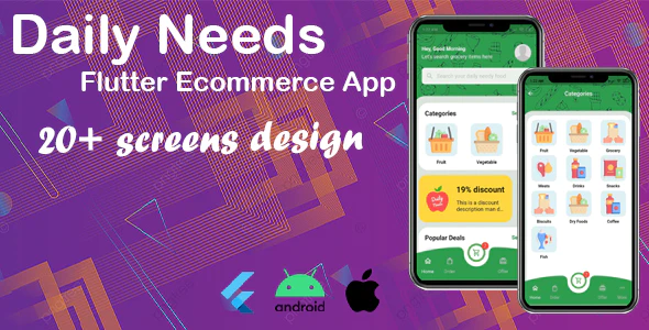 Daily Needs - Flutter eCommerce App template