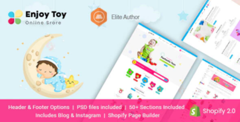 Enjoy - Kids Clothing & Toys Shopify Theme