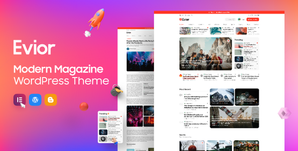 Evior - Modern Magazine WordPress Theme