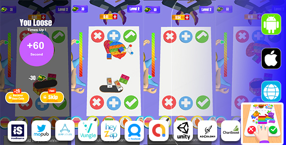 Fidget Toys Trading - Android | IOS (Unity-Admob-Facebook-...)