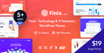 Finix - Technology & IT Solutions WordPress Theme