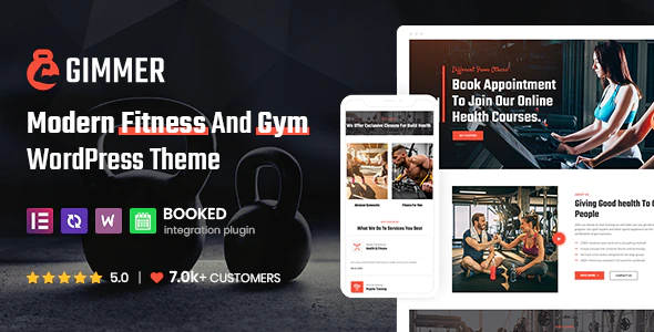 Gimmer - Fitness & Gym WordPress Theme