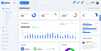 Griya - Real Estate Admin & Dashboard Bootstrap 5 Template
