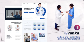 Jovanka - Medical and Health Care Elementor Template Kit