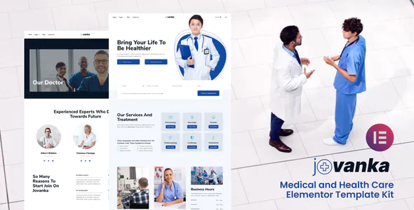Jovanka - Medical and Health Care Elementor Template Kit