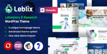 Leblix - Laboratory & Research WordPress Theme