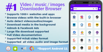 Lion Browser - Downloader Video audio images - All in one video downloader browser