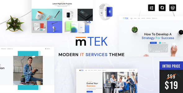 MightyTek - IT Services & Technology WordPress Theme