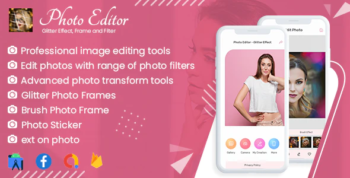 PhotoArt PhotoEditor - Glitter Effect, Frame and Filter - Android 11 Support