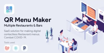 QR Menu Maker - SaaS - Contactless qr restaurant menus + All Plugins