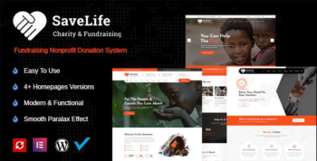 Savelife - Charity & Donation WordPress