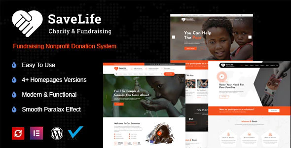 Savelife - Charity & Donation WordPress