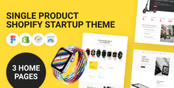 Single Product Shopify Startup Theme