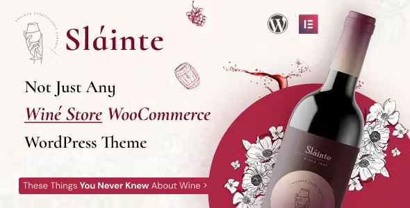 Slainte - Winery & Wine Store WooCommerceTheme