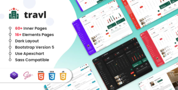 Travl Hotel Admin Dashboard Template