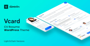 Vcard - CV Resume WordPress Theme