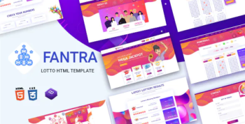 Fantra - Online Lotto & Lottery HTML Template