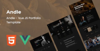 Andle - Vue Portfolio Template