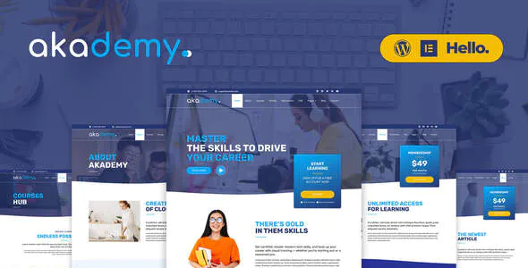 Akademy - Online Courses Elementor Template Kit