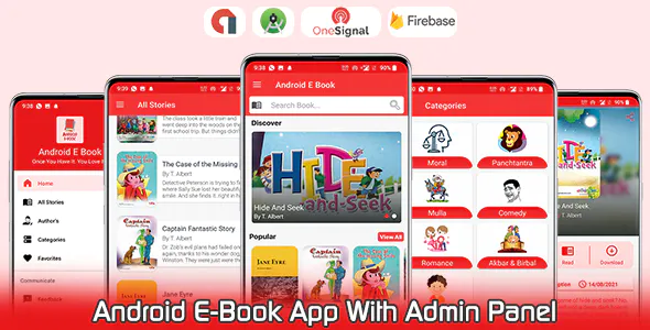 Android E-Book App - Admin Panel - Admob & FAN