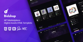 Bidshop - NFT Marketplace HTML Template