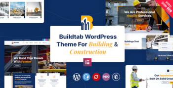 BuildTab - Construction Firm WordPress Theme