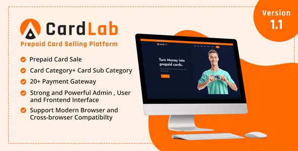 CardLab - Prepaid Card Selling Platform
