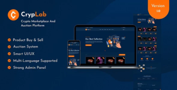 CrypLab - Crypto Marketplace And Auction Platform