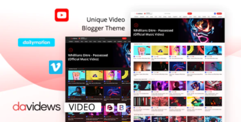 Davidews - Video Blogger Theme
