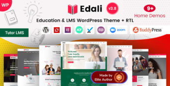 Edali - LMS, Online Courses & Education Center WordPress Theme