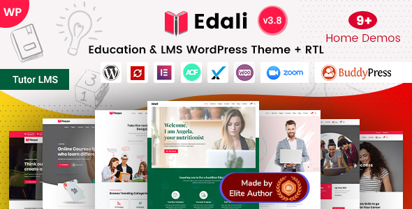 Edali - LMS, Online Courses & Education Center WordPress Theme