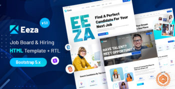 Eeza - Job Board & Hiring + Dashboard HTML Template