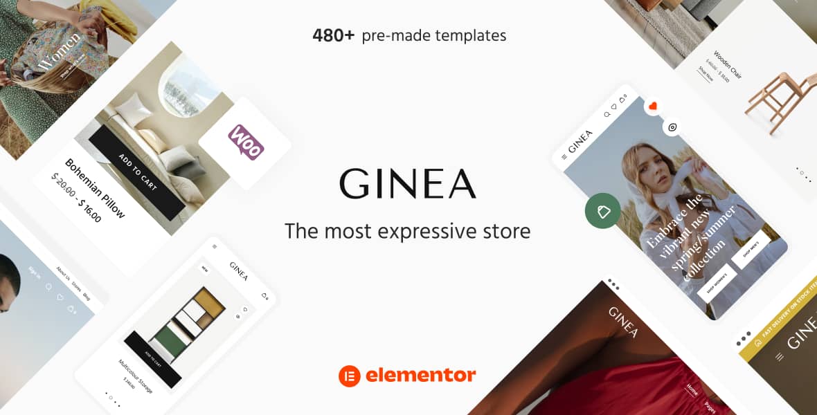 Ginea - Modern WooCommerce Theme