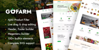 Gofarm - Grocery WooCommerce WordPress Theme