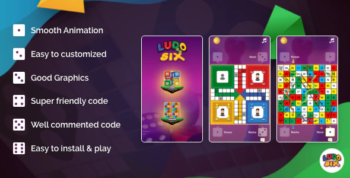 LUDO SIX - A Multiplayer Online & Offline Board Game