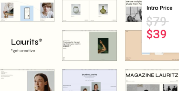 Laurits - Portfolio and Agency Theme