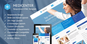 MediCenter - Health Medical Clinic WordPress Theme