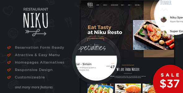 Niku - Restaurant & Food Menus WooCommerce Theme