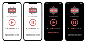 On Air Single Radio App - SwiftUI Full iOS Application