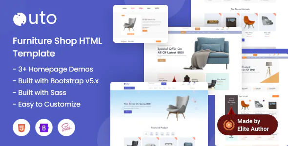 Outo - Furniture Shop HTML Template