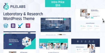 Pilelabs - Laboratory & Science Research WordPress Theme