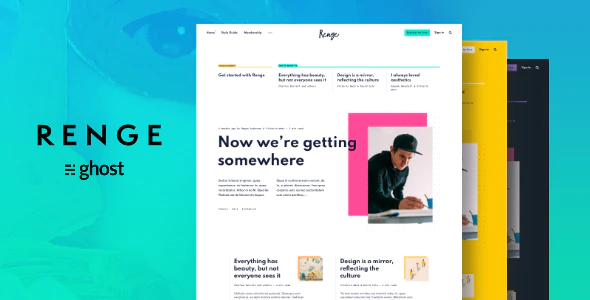 Renge - Creative Ghost Blog Theme